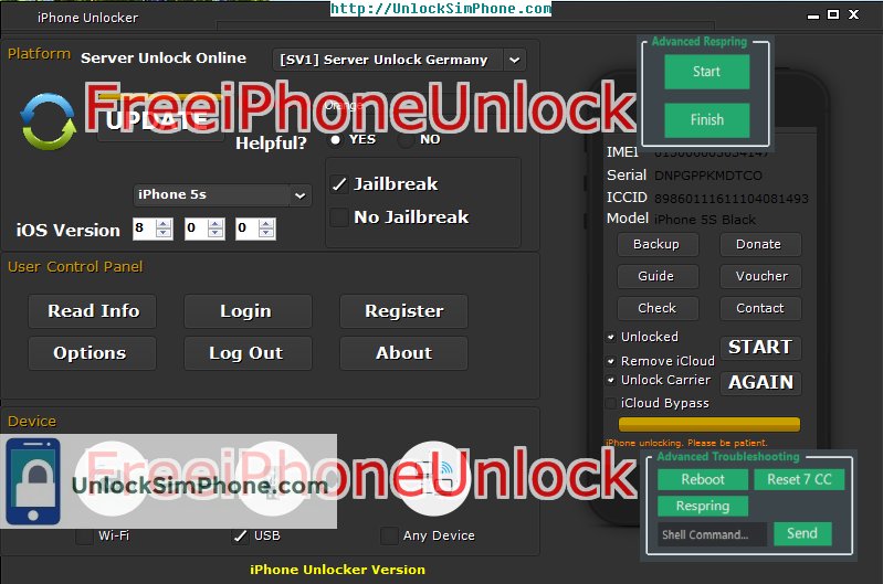 Free unlock iphone software download